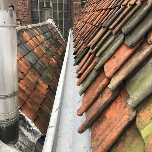 Dakgoot in Gemert reparatie